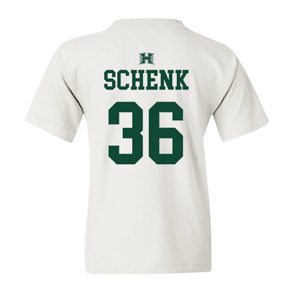 Hawaii - NCAA Baseball : Kahiau Schenk - Sports Shersey Youth T-Shirt-1