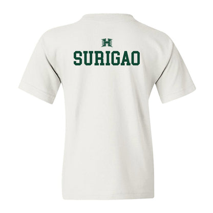 Hawaii - NCAA Baseball : Joshua Surigao - Sports Shersey Youth T-Shirt-1