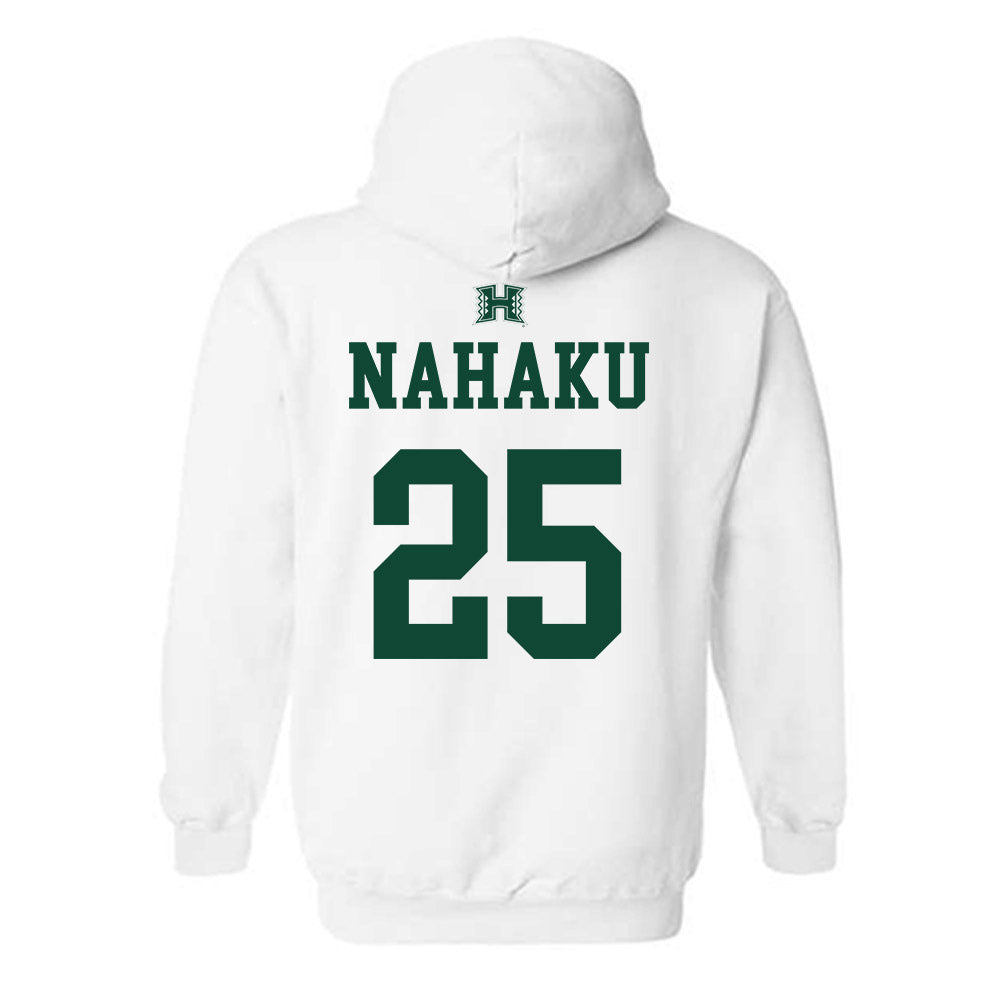 Hawaii - NCAA Baseball : Kamana Nahaku - Sports Shersey Hooded Sweatshirt-1