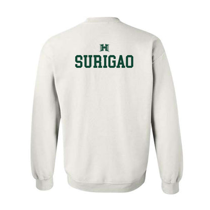 Hawaii - NCAA Baseball : Joshua Surigao - Sports Shersey Crewneck Sweatshirt-1