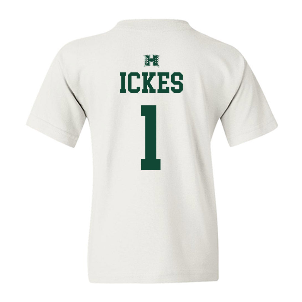 Hawaii - NCAA Baseball : Elijah Ickes - Sports Shersey Youth T-Shirt-1