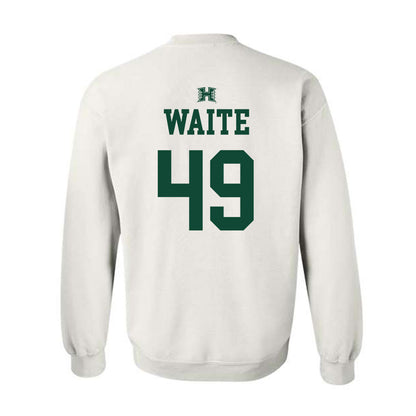 Hawaii - NCAA Baseball : Dylan Waite - Sports Shersey Crewneck Sweatshirt-1