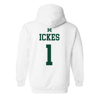 Hawaii - NCAA Baseball : Elijah Ickes - Sports Shersey Hooded Sweatshirt-1