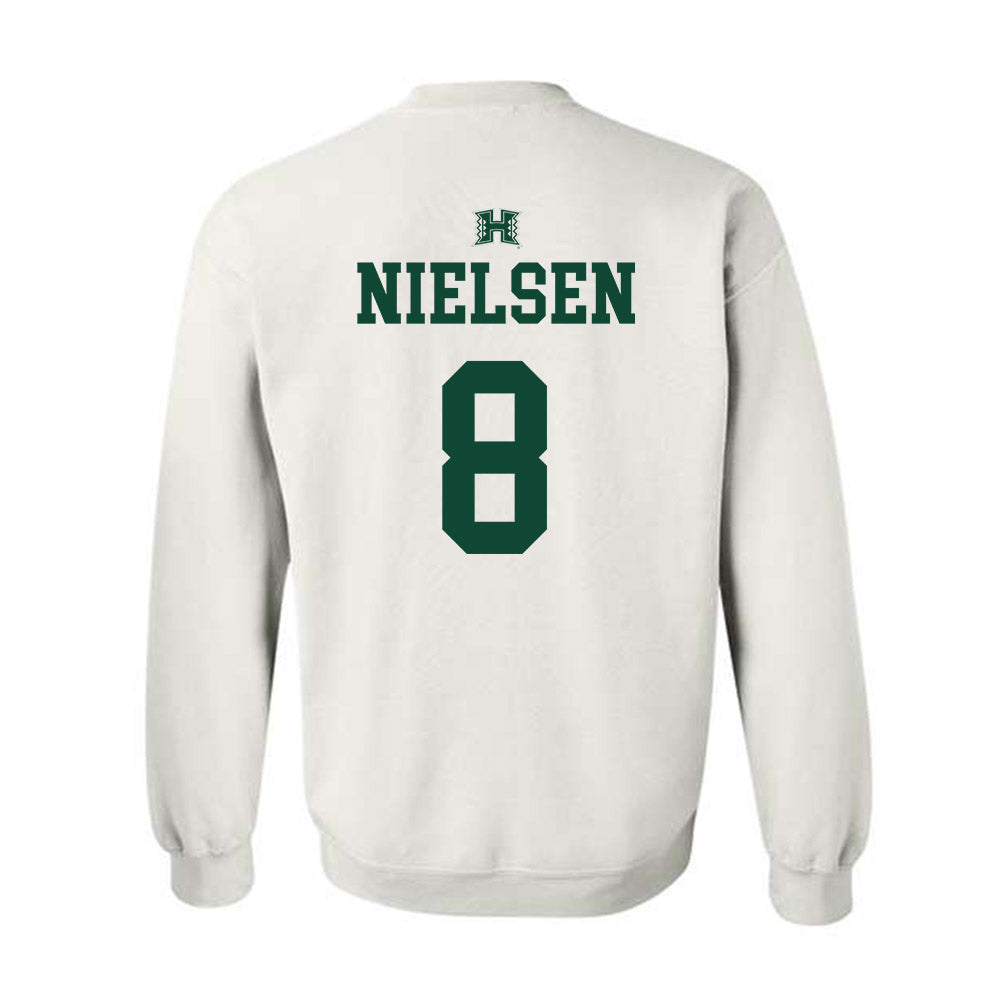 Hawaii - NCAA Baseball : Jarret Nielsen - Sports Shersey Crewneck Sweatshirt-1