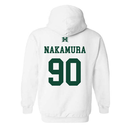 Hawaii - NCAA Baseball : Edgar Nakamura - Sports Shersey Hooded Sweatshirt-1