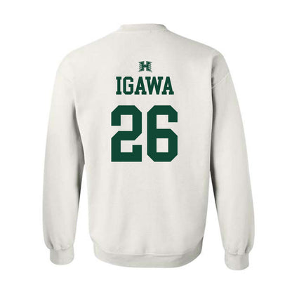 Hawaii - NCAA Baseball : Jacob Igawa - Sports Shersey Crewneck Sweatshirt-1