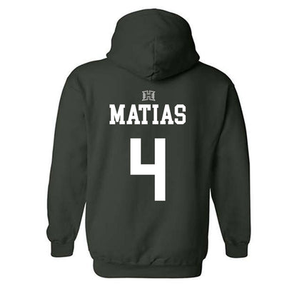 Hawaii - NCAA Women's Volleyball : Jackie Matias - Classic Shersey Hooded Sweatshirt-1