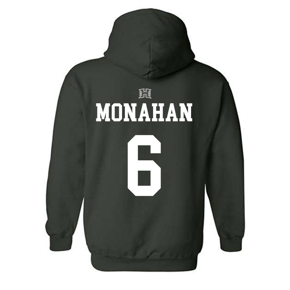 Hawaii - NCAA Women's Volleyball : Morghn Monahan - Classic Shersey Hooded Sweatshirt-1