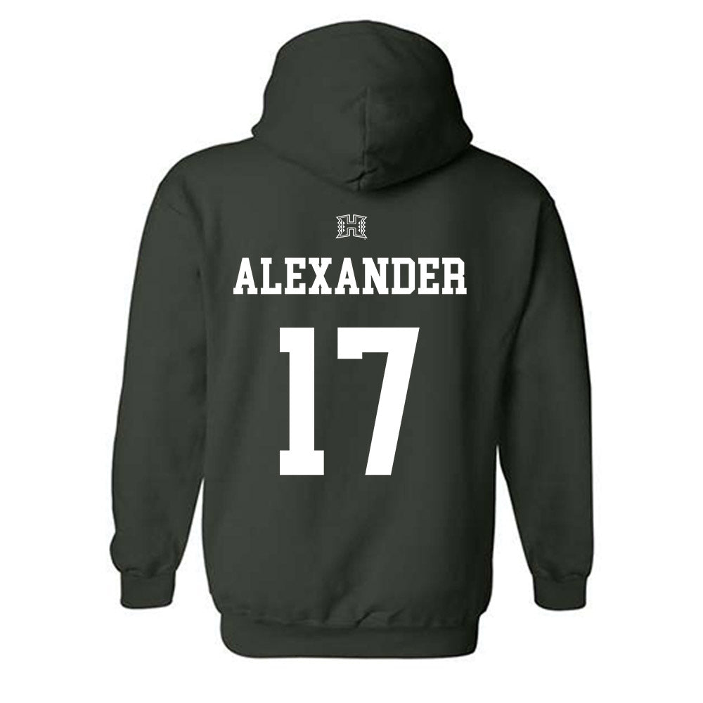 Hawaii - NCAA Women's Volleyball : Caylen Alexander - Classic Shersey Hooded Sweatshirt