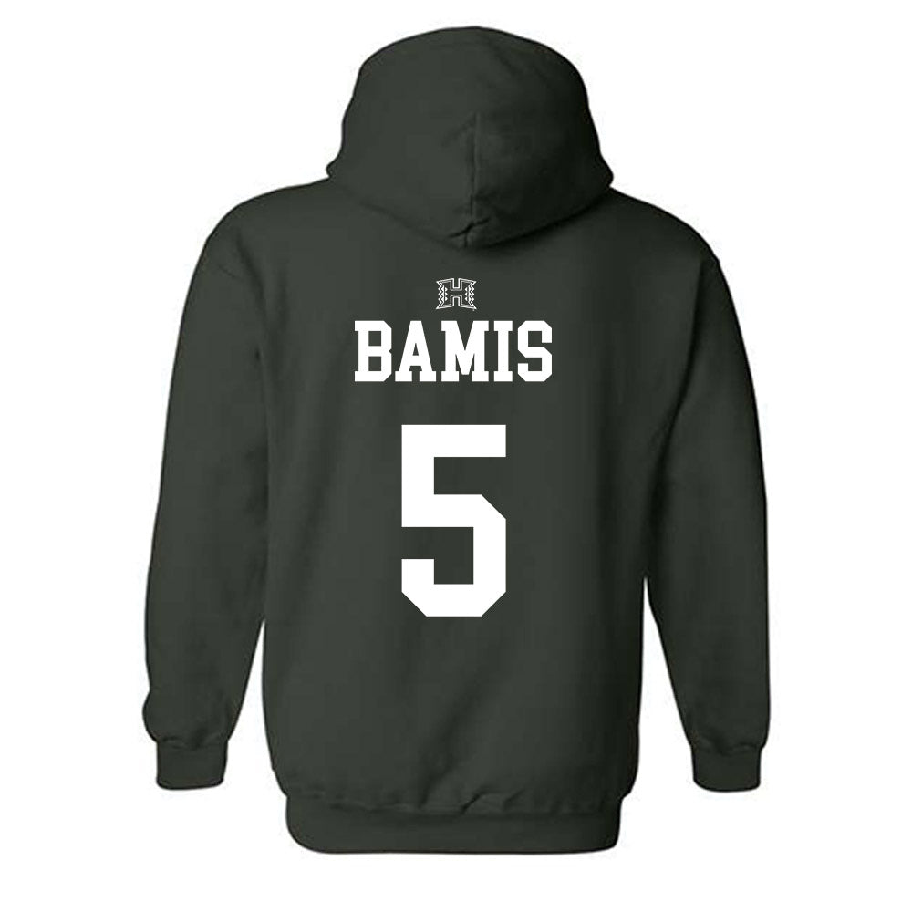 Hawaii - NCAA Women's Volleyball : Jacyn Bamis - Classic Shersey Hooded Sweatshirt-1