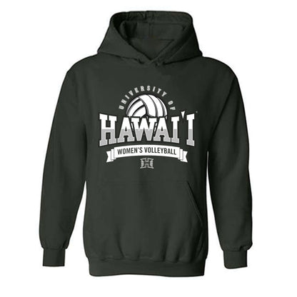 Hawaii - NCAA Women's Volleyball : Katherine Lang - Classic Shersey Hooded Sweatshirt-0