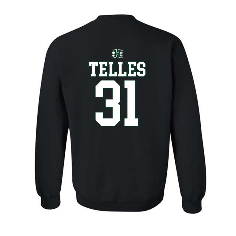 Hawaii - NCAA Softball : Nevaeh Telles - Sports Shersey Crewneck Sweatshirt-1