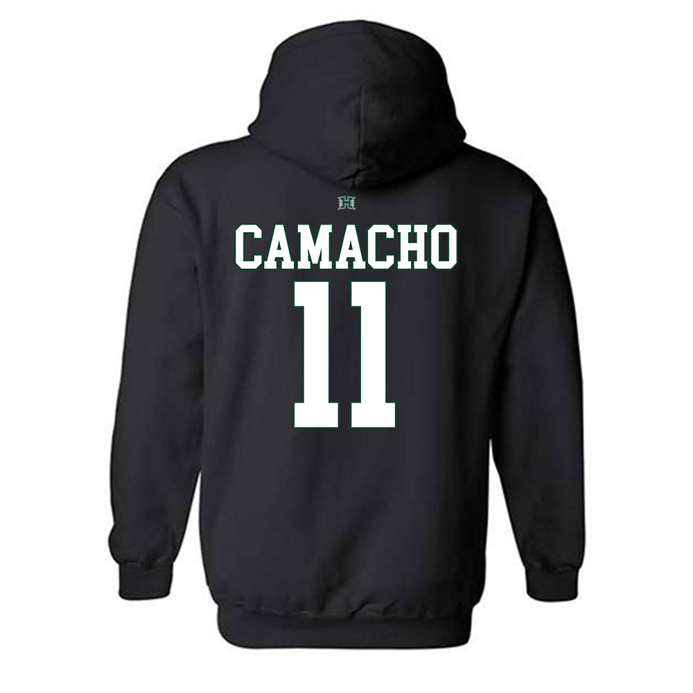 Hawaii - NCAA Softball : Brooke Camacho - Sports Shersey Hooded Sweatshirt