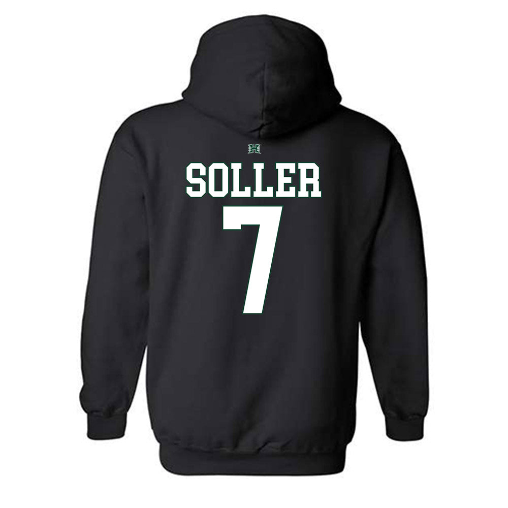 Hawaii - NCAA Softball : Kiani Soller - Sports Shersey Hooded Sweatshirt