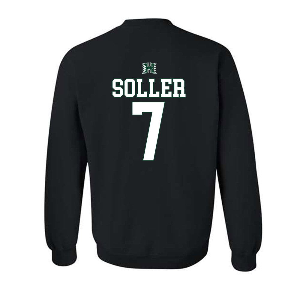 Hawaii - NCAA Softball : Kiani Soller - Sports Shersey Crewneck Sweatshirt-1