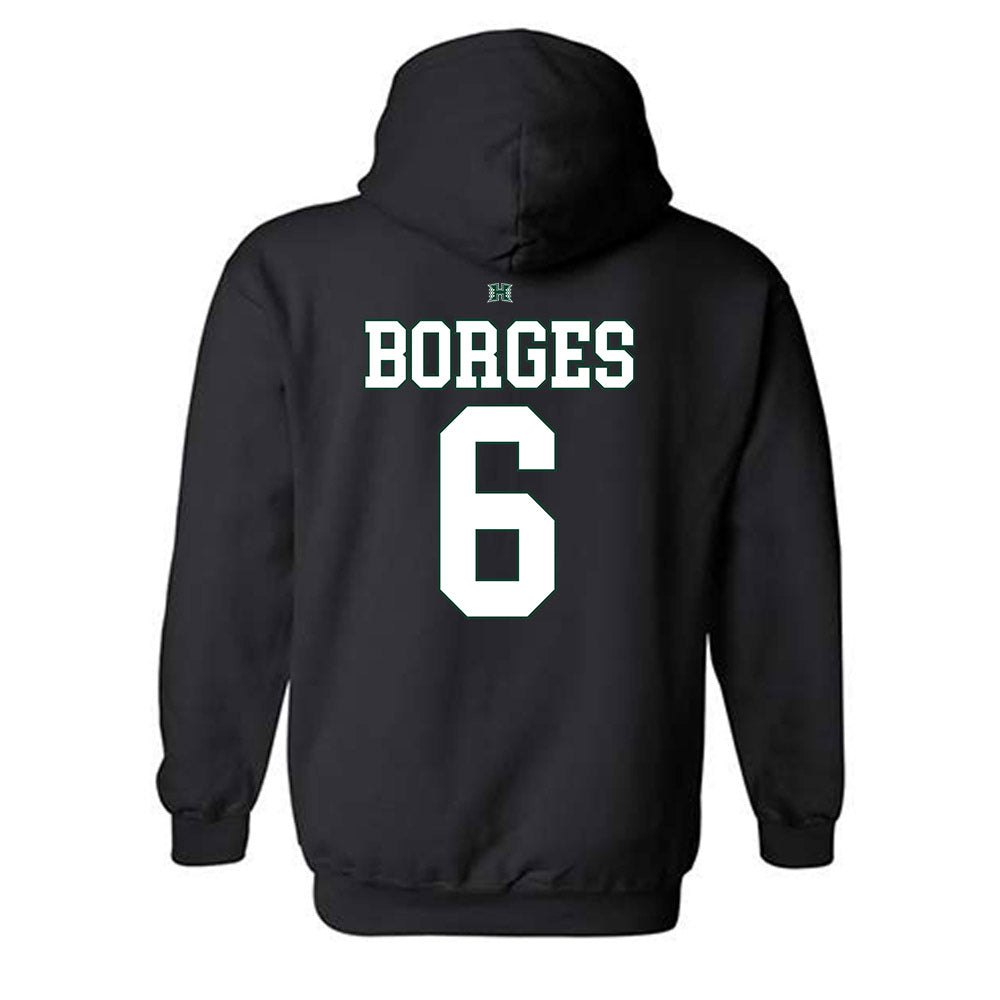 Hawaii - NCAA Softball : Chloe Borges - Sports Shersey Hooded Sweatshirt