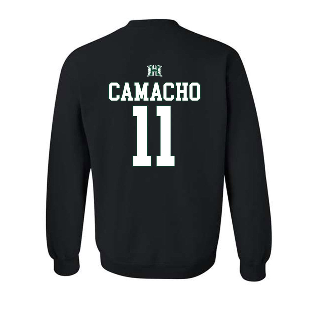 Hawaii - NCAA Softball : Brooke Camacho - Sports Shersey Crewneck Sweatshirt-1