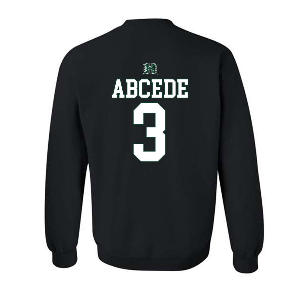 Hawaii - NCAA Softball : Jaeda Abcede - Sports Shersey Crewneck Sweatshirt-1