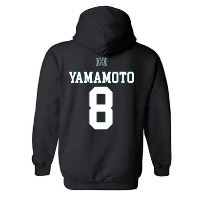 Hawaii - NCAA Softball : Cierra Yamamoto - Sports Shersey Hooded Sweatshirt-1