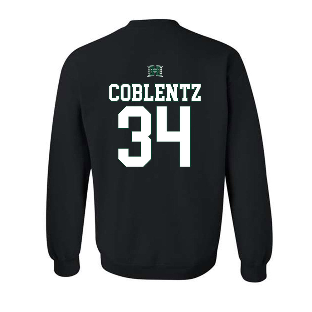 Hawaii - NCAA Softball : Emerson Coblentz - Sports Shersey Crewneck Sweatshirt-1
