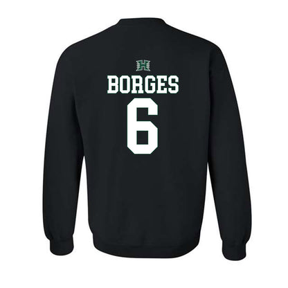 Hawaii - NCAA Softball : Chloe Borges - Sports Shersey Crewneck Sweatshirt-1
