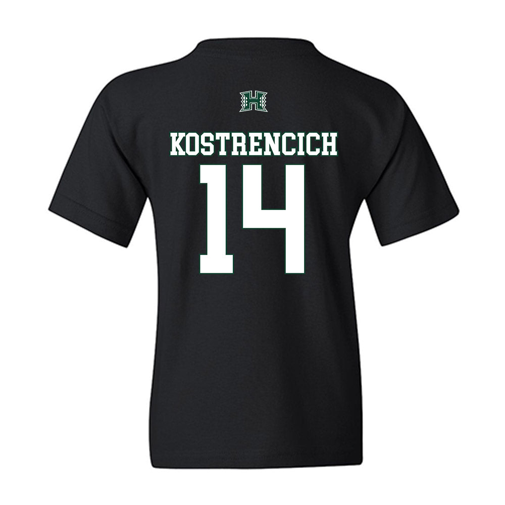 Hawaii - NCAA Softball : Addison Kostrencich - Sports Shersey Youth T-Shirt-1