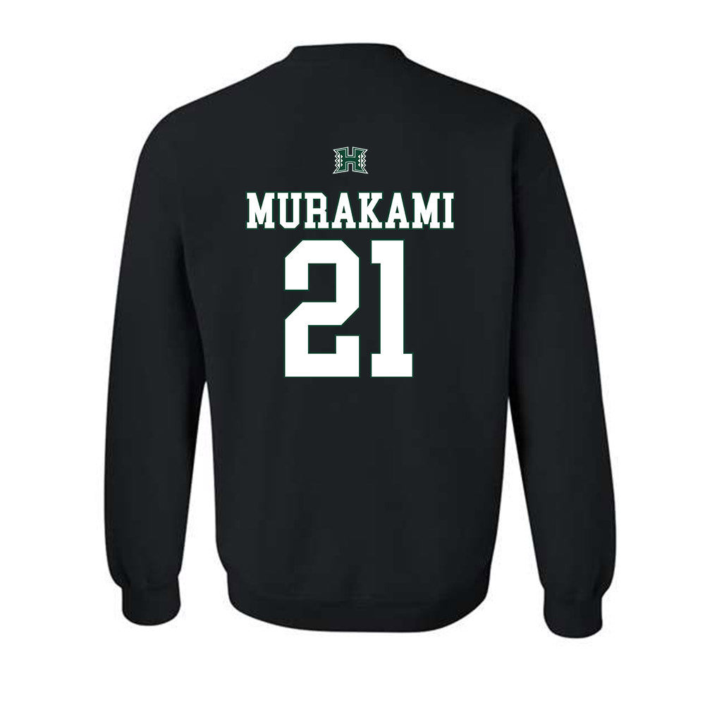 Hawaii - NCAA Softball : Carys Murakami - Sports Shersey Crewneck Sweatshirt-1