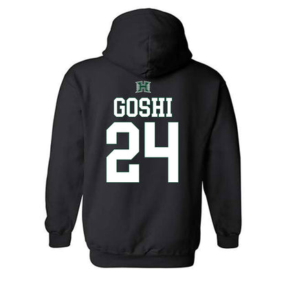 Hawaii - NCAA Softball : Larissa Goshi - Sports Shersey Hooded Sweatshirt-1