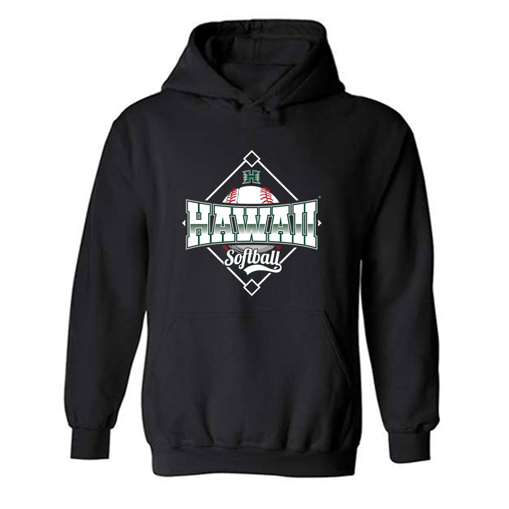 Hawaii - NCAA Softball : Kayla Kostyk - Sports Shersey Hooded Sweatshirt-0