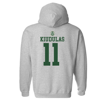 Colorado State - NCAA Men's Basketball : Augustinas Kiudulas - Hooded Sweatshirt-1