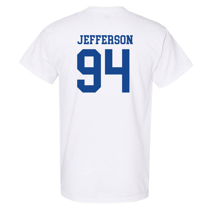 SMU - NCAA Football : Jonathan Jefferson - White T-Shirt-1