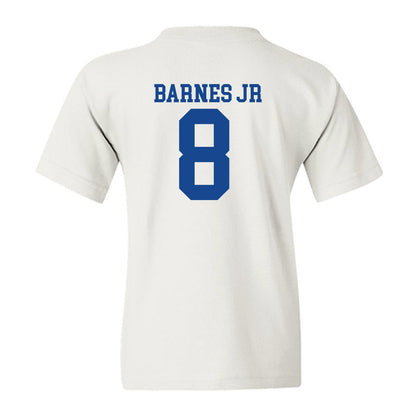 SMU - NCAA Football : Marcellus Barnes Jr - White Youth T-Shirt-1