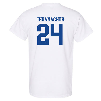 SMU - NCAA Football : Mark Iheanachor - White T-Shirt-1