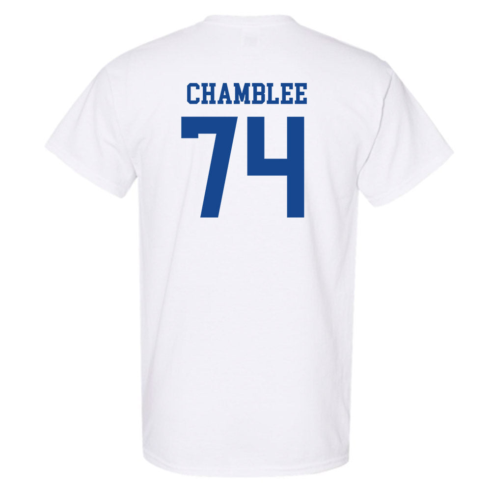 SMU - NCAA Football : Andrew Chamblee - White T-Shirt-1