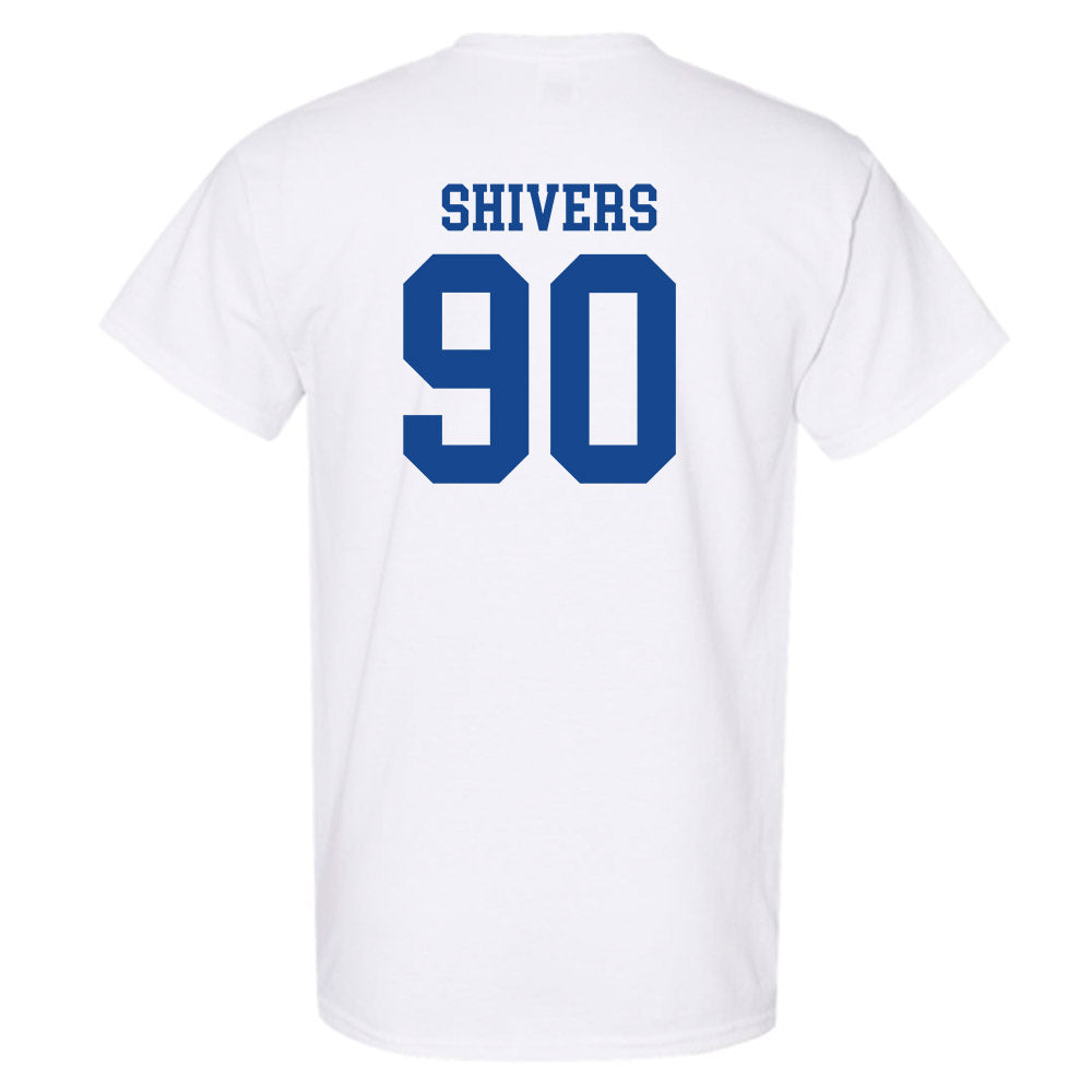 SMU - NCAA Football : Jalen Shivers - White T-Shirt-1