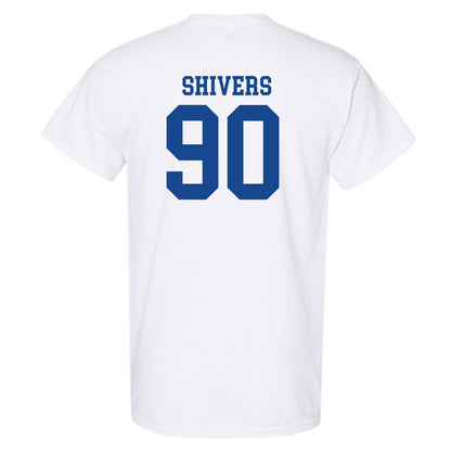 SMU - NCAA Football : Jalen Shivers - White T-Shirt-1