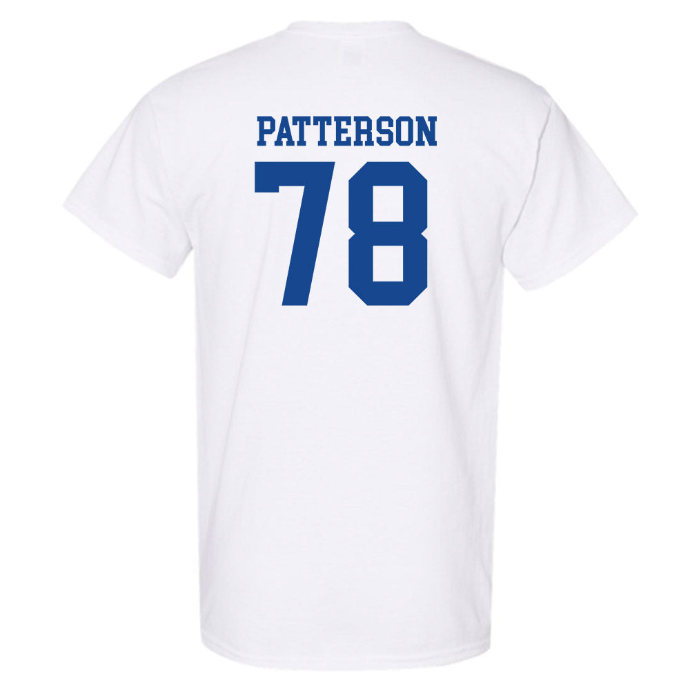 SMU - NCAA Football : Paris Patterson - White T-Shirt-1