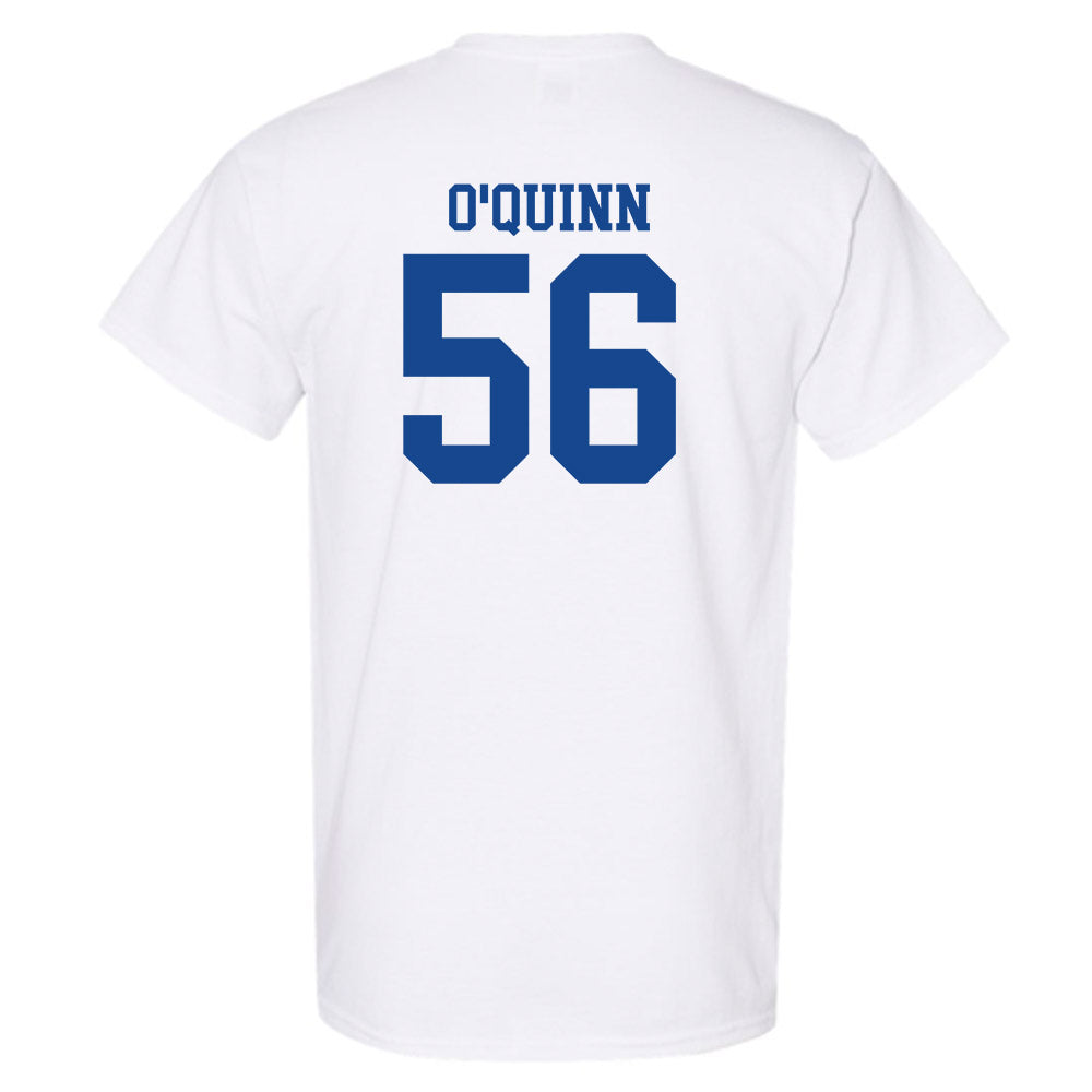 SMU - NCAA Football : Brock O'Quinn - White T-Shirt-1