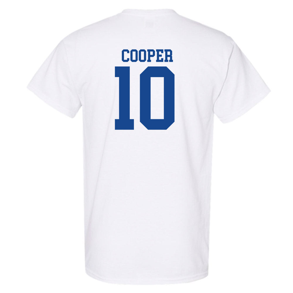 SMU - NCAA Football : Jalen Cooper - White T-Shirt-1