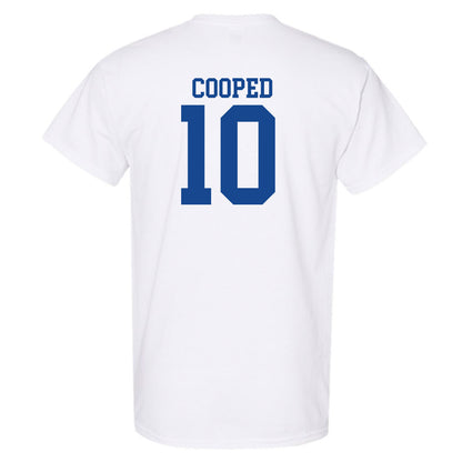 SMU - NCAA Football : Jalen Cooped - White T-Shirt-1