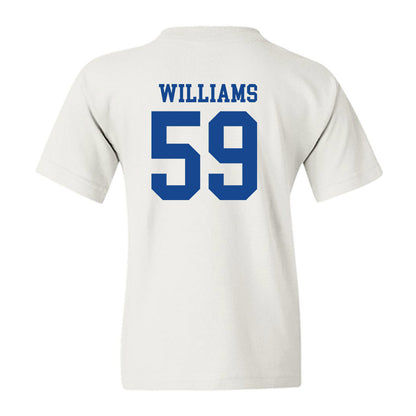 SMU - NCAA Football : Pj Williams - White Youth T-Shirt-1