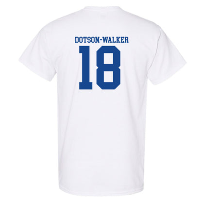 SMU - NCAA Football : Ka'Davion Dotson-Walker - White T-Shirt-1