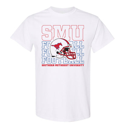 SMU - NCAA Football : Jalen Shivers - White T-Shirt-0