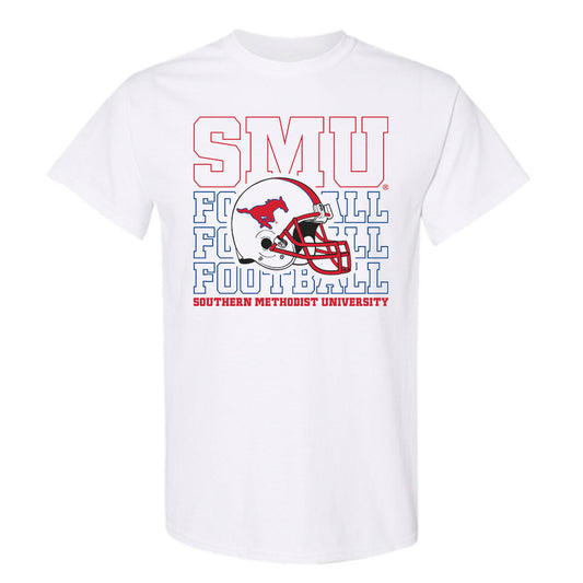 SMU - NCAA Football : Jalen Shivers - White T-Shirt-0