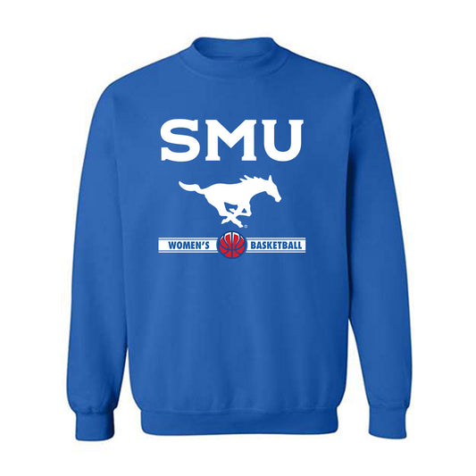 SMU - NCAA Women's Basketball : Paulina Paris - Sports Shersey Crewneck Sweatshirt-0