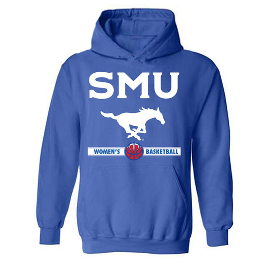 SMU - NCAA Women's Basketball : Grace Hall - Sports Shersey Hooded Sweatshirt-0