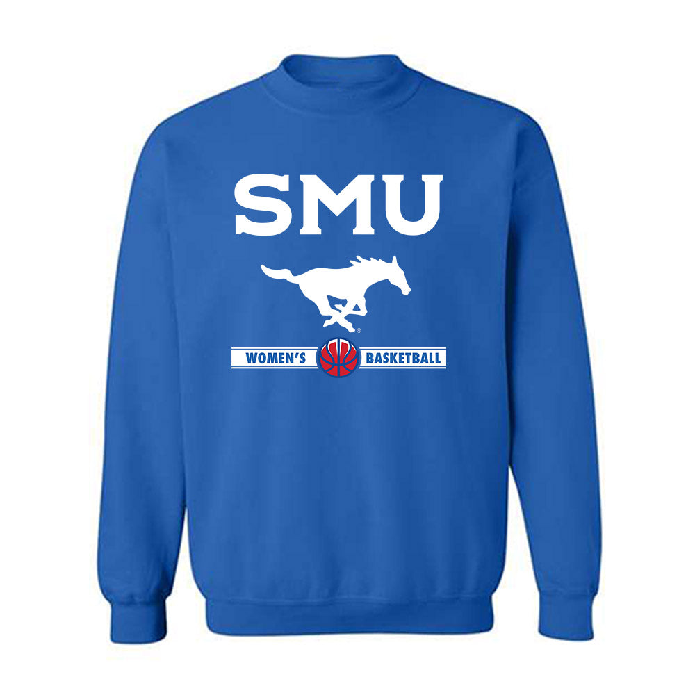SMU - NCAA Women's Basketball : Mailien Rolf - Sports Shersey Crewneck Sweatshirt-0
