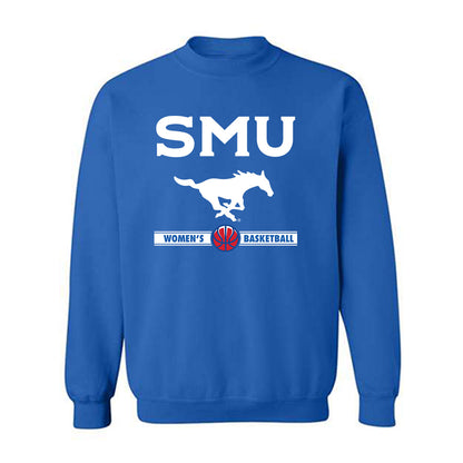 SMU - NCAA Men's Basketball : Boopie Miller - Sports Shersey Crewneck Sweatshirt-0