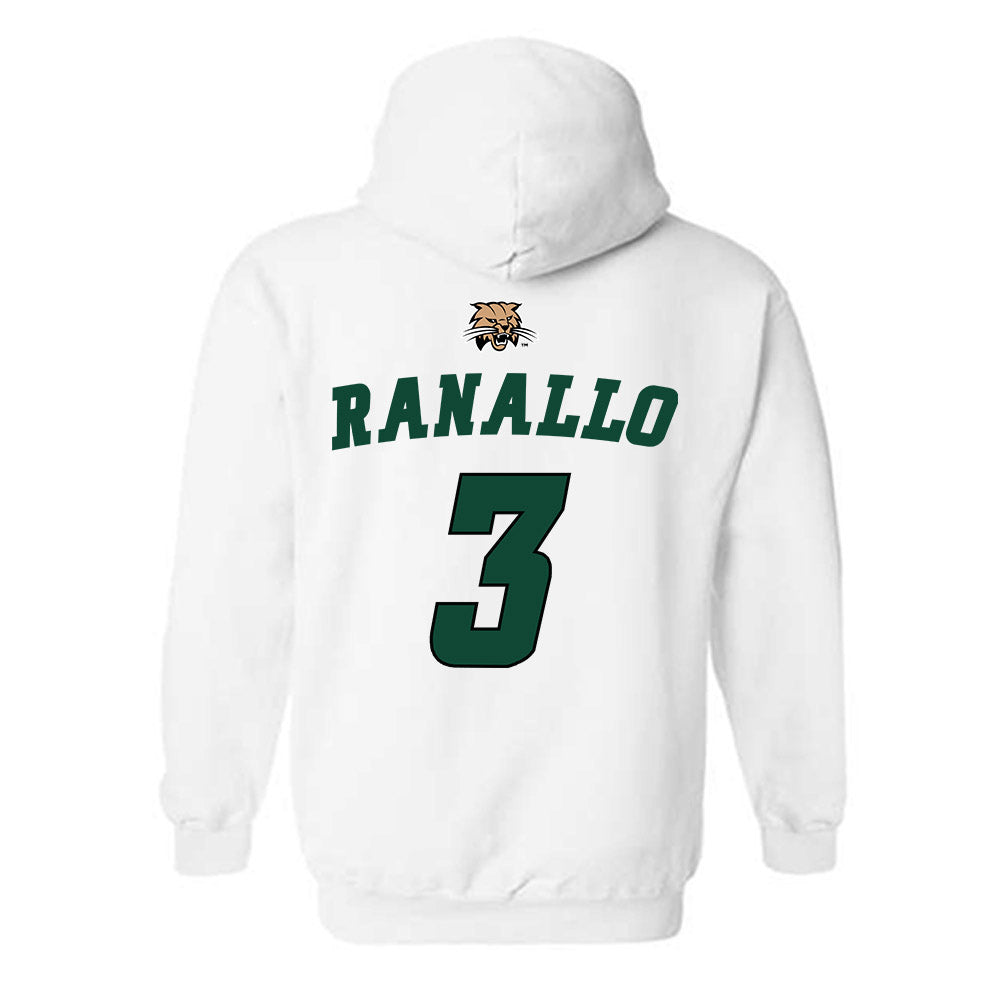 Ohio - NCAA Women's Basketball : Bella Ranallo - Sports Shersey Hooded Sweatshirt-1