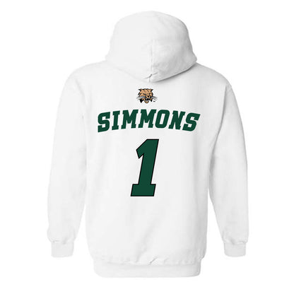 Ohio - NCAA Men's Basketball : Javan Simmons - Sports Shersey Hooded Sweatshirt-1